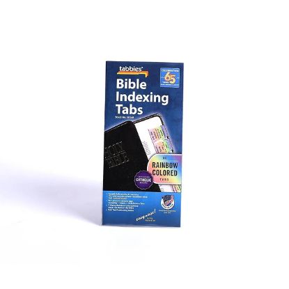 Picture of Bible Index Tabs Catholic Rainbow Tabbies PK10