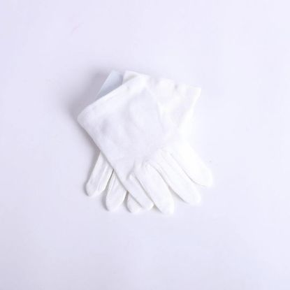 Picture of Glove White Plain Child Medium