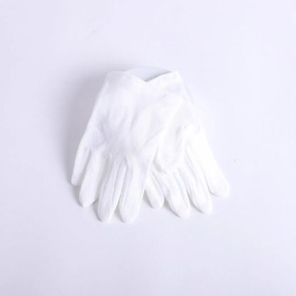 Picture of Glove White Plain Child Large