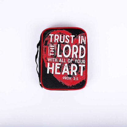 Picture of Bible Cover Canvas Trust in the Lord Medium