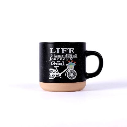 Picture of Mug Life Is a Beautiful Journey Black 11 OZ..