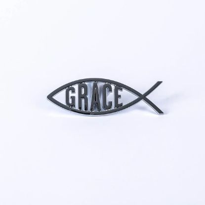 Picture of Auto Emblem Grace Fish Silver PK6