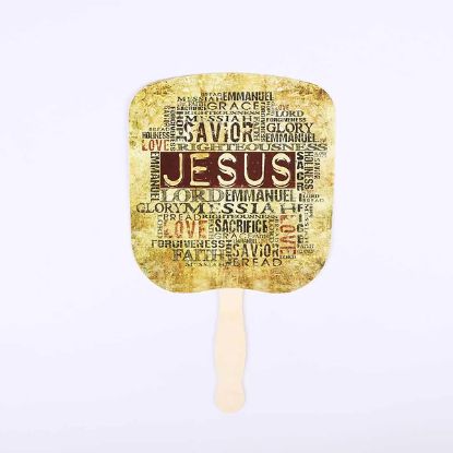Picture of Hand Fan Names of Jesus PK50