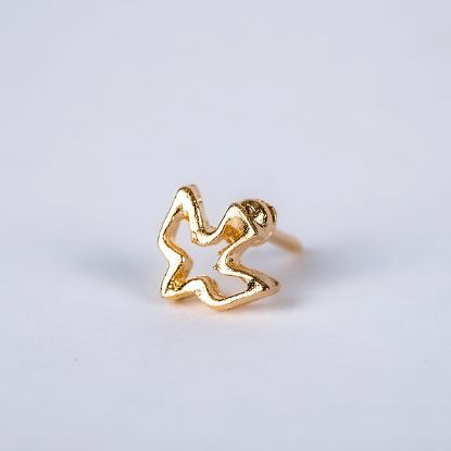 Picture of Open Dove Lapel Gold Pin Small PK6