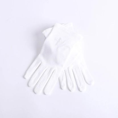 Picture of Glove White W/ White Cross Medium
