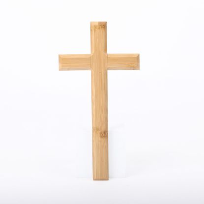 Picture of Wall Cross Bamboo 10"