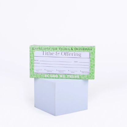 Picture of Offering Envelope Tithe & Offering Purple/White 100CT