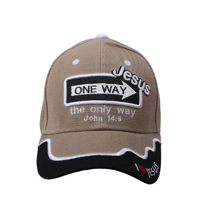 Picture of Cap One Way Jesus Khaki