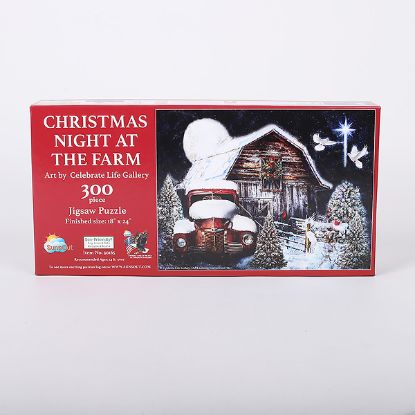 Picture of Puzzle Christmas Night at the Farm 300PC..