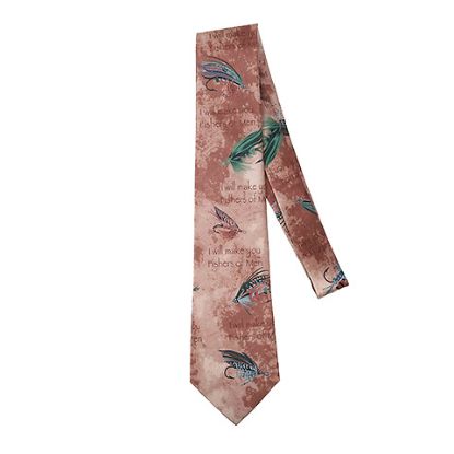 Picture of Freeman Tie Silk Fishers of Men Bronze
