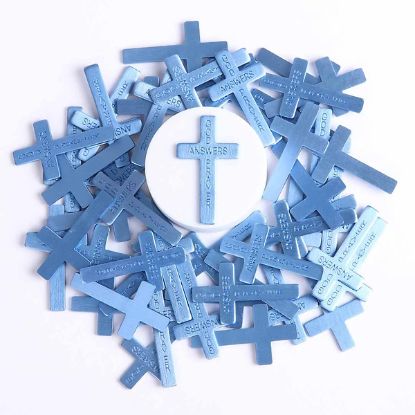 Picture of Pocket Cross God Answers Prayers Blue PK50