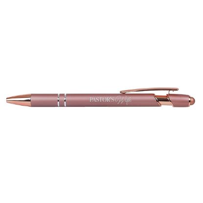 Picture of Gift Pen Soft Touch Pastor's Wife Rose Gold