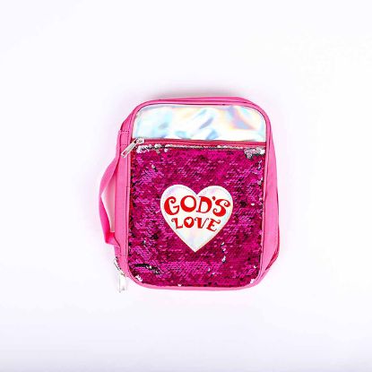 Picture of Bible Cover Sequin Gods Love Medium