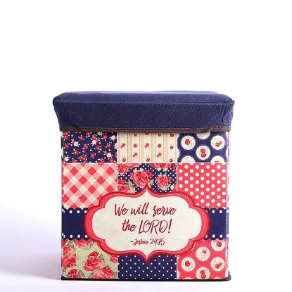 Picture of Collapsible Storage Box Serve the Lord