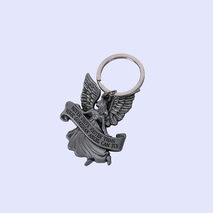 Picture of Keychain Angel Never Drive Faster Than PK4
