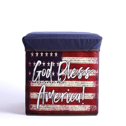 Picture of Collapsible Storage Box God Bless America