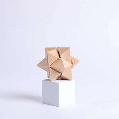 Picture of 3D Stumbling Block Wooden Puzzle Star