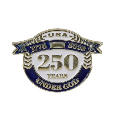 Picture of Lapel Pin USA 250 Year White Blue PK3
