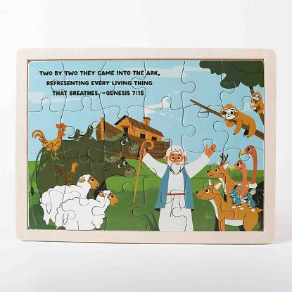 Picture of Puzzle Wood Jigsaw Noah's Ark