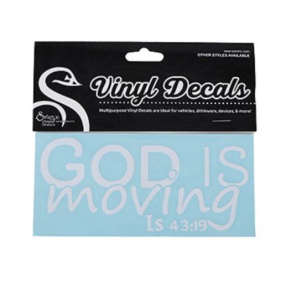 Picture of Decal Vinyl God Is Moving