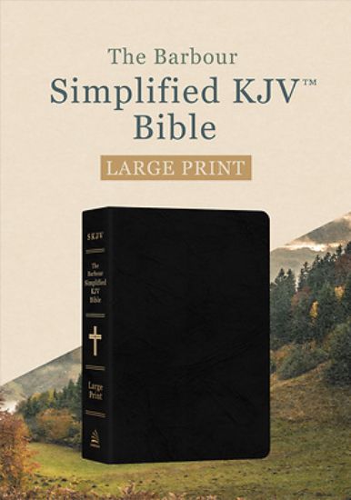 Picture of Barbour Simplified KJV Bible--Large Print [Black Genuine Leather]