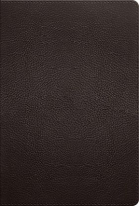 Picture of ESV Men's Study Bible (Buffalo Leather, Deep Brown)