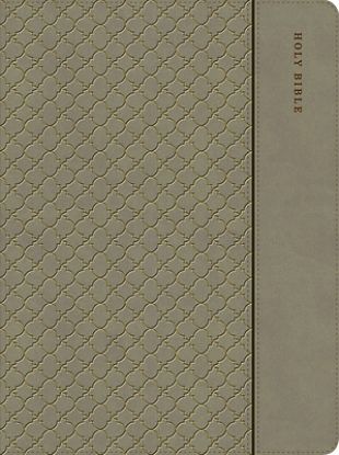 Picture of NASB Large Print Compact Reference Bible, Purple Leathertouch, Zipper Edition