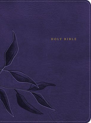 Picture of NASB Large Print Compact Reference Bible, Earth Suedesoft Leathertouch, Zipper Edition
