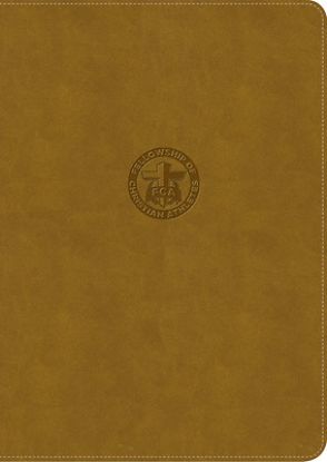 Picture of CSB Fca Study Bible, Easy-To-Read Optimal Type, Camel Leathertouch