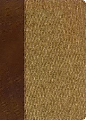 Picture of CSB Study Bible, Personal Size, Digital Study Edition, Brown/Khaki Leathertouch