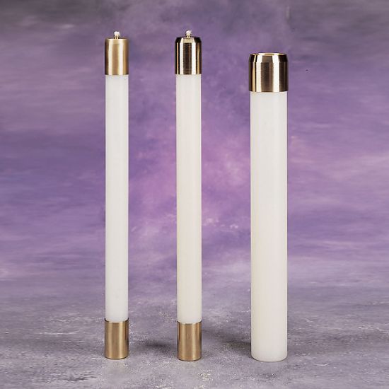 Picture of Lux Mundi Refillable Liquid Wax Candles for Artistic 2019 or Later Candlesticks