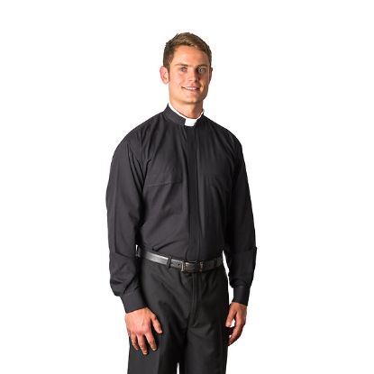 Picture of MDS Long Sleeve Tonsure Clergy Shirt