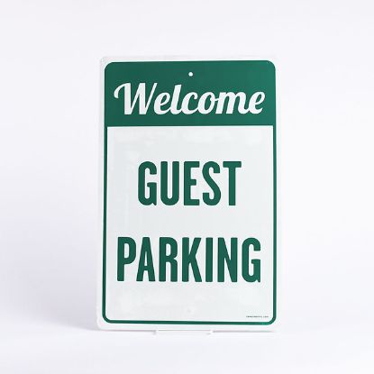 Picture of Welcome Guest Parking Sign