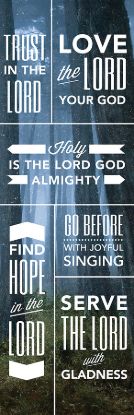 Picture of Phrases Praise R 2' x 6' Banner