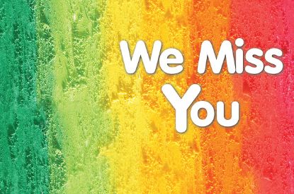 Picture of Celebrate Wonder® We Miss You! Postcard (Pkg of 25)