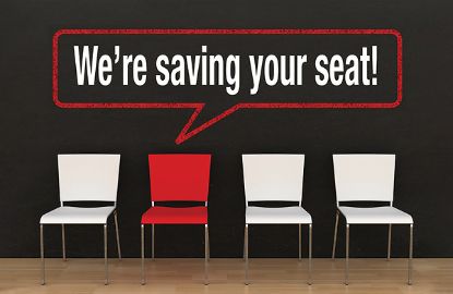 Picture of Adults Missing You We're Saving Your Seat Postcard