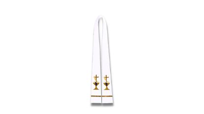 Picture of Communion White Chalice/Cross Stole