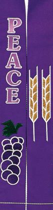 Picture of Celebration 4500 Series Purple Stole - 110"