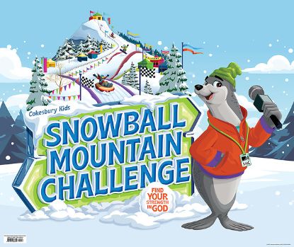 Picture of VBS 2026 Snowball Mountain Challenge Large Logo Poster