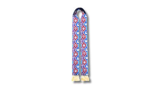 Picture of Ecclesiastical Tapestry Dark Stole with Tassellss